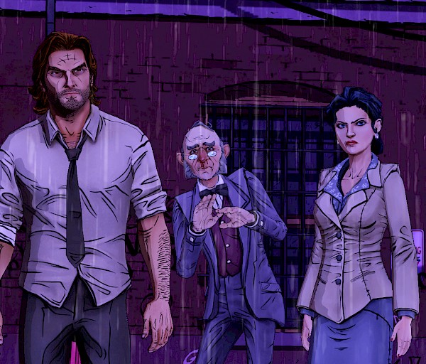 Wolf Among Us Episode 3: A Crooked Mile  ja The Walking Dead Season 2 Episode 2: A House Divided