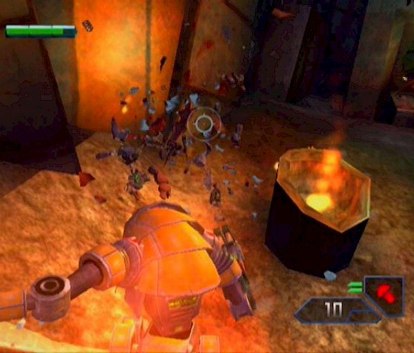Metal Arms: Glitch In The System (Xbox, PS2) – Sööttibottien kapina