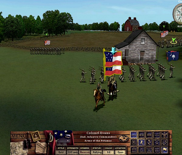 Battle of Bull Run Take Command: 1861 (PC) – Sivistävää sisällissotaa