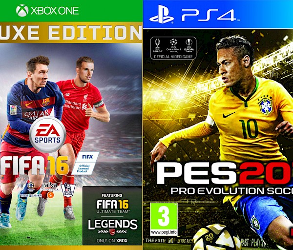 FIFA 16 ja PES 16 - Futiksen supertähdet tukkanuottasilla